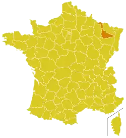 locator map of diocese of Nancy