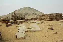Photograph of Djedkare's pyramid
