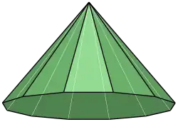 dodecagonal pyramid