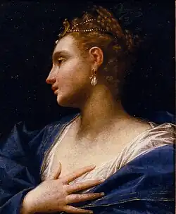 Testa di fanciulla riccamente abbigliata, Museo Civico di Modena