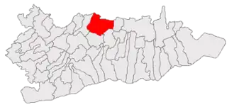 Location in Călărași County