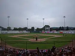 The field of play during a game, 2021