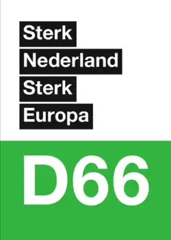 D66 campaign poster "Strong Europe - Strong Netherlands"