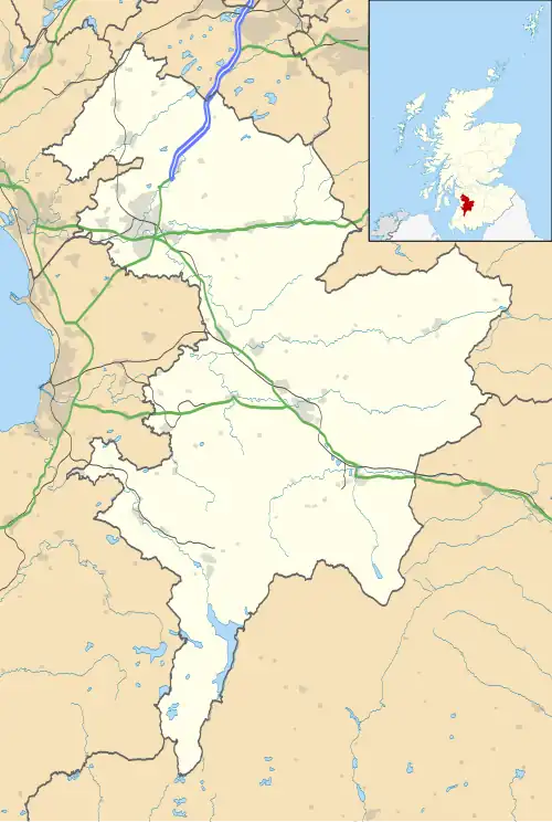 Knockroon is located in East Ayrshire