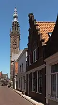 Edam, the Speeltoren (churchtower of the former Onze-Lieve-Vrouwekerk).