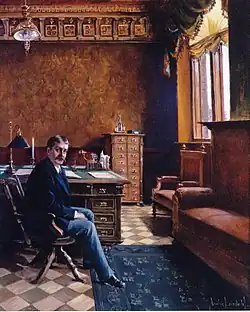 Portrait of Edvin Kaslin [fi], around 1900