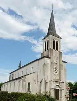 The church of Saint-Jean-Baptiste, in Beuste
