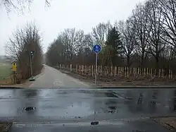 Location of the razed halt (2016)