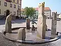 Market fountain of Eilenburg