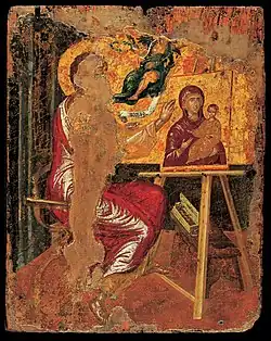Saint Luke Painting the Virgin (1560–67), Benaki Museum