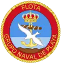 Emblem of the Naval Beach Group 2nd Group of Naval Action Naval Action Forces (FAN)