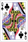Queen of clubs