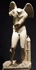 Eros archer by Lysippos (height 120 cm; inv. 129,185)[61]