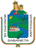 Official seal of Sabaneta, Antioquia