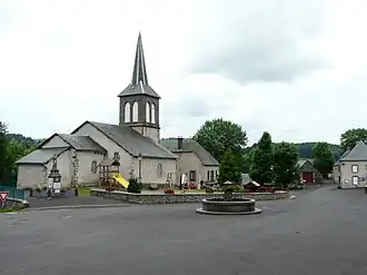 The church in Espinchal