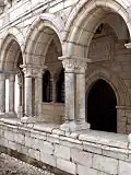 Gothic porch in Estremoz Castle