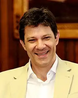 Former Mayor Fernando Haddad (PT) from São Paulo