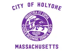 Flag of Holyoke, Massachusetts