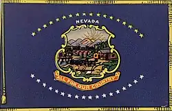 Depiction of the state flag from 1917.
