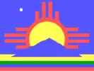 Flag of Roswell, New Mexico, United States (El Capitan)