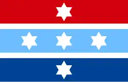 Rank flag of the Chief of the HNDGS (Air Force variant)