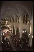 A Christmas mass at the Church of the Nativity, in Bethlehem, Palestine (1979)