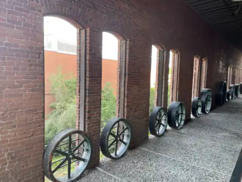 Old rail car loading bay