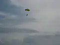 Parachuting over Skydive Kentucky drop zone