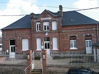 The town hall in Fontaine