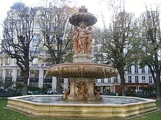 The Fontaine Louvois, designed by Louis Visconti (1836–1839)