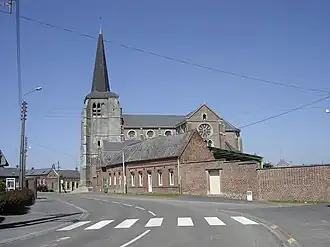 The church in Fontaine-au-Pire