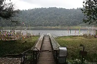 Foot bridge to Khecheopalri Lake