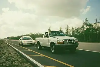 Driveability testing being conducted at the Ford Florida Evaluation Center, Naples, Florida USA.