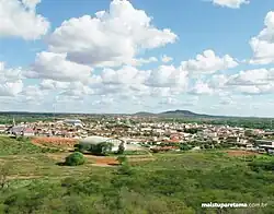 Aerial view of Tuparetama with the Lucena Chalega Stadium