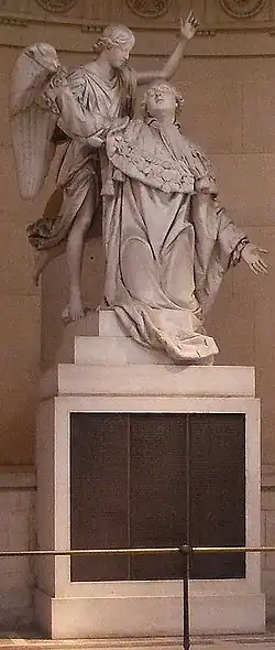 Louis XVI Called to Immortality, Sustained by an Angel, by François Joseph Bosio