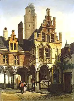 Courtyard of Marguerite of Austria at Mechelen