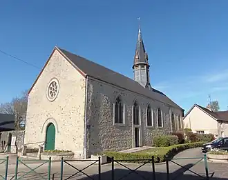 The church in Saint-Germain-du-Corbéis