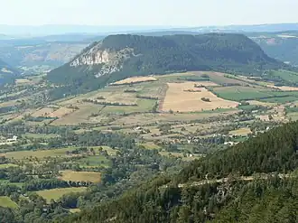 The Truc de Balduc seen from Mont Mimat