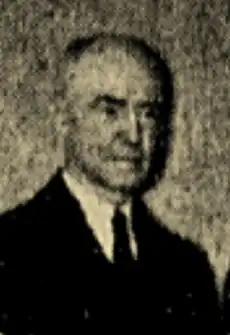 Black and white photo of Sandercock