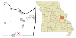 Location of Miramiguoa Park, Missouri
