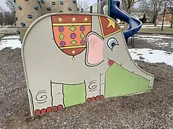 Elephant Slide in Franklin Park