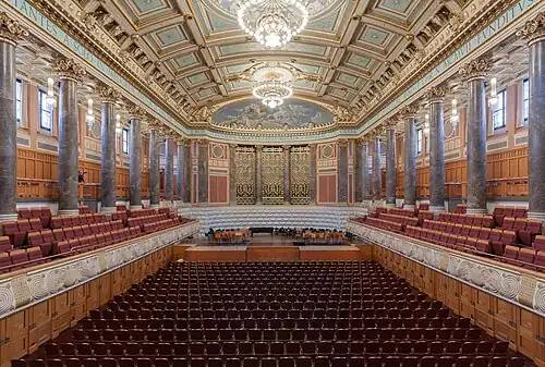 Friedrich-von-Thiersch hall of the Kurhaus, Wiesbaden, Germany, 1905–1907, by Friedrich von Thiersch