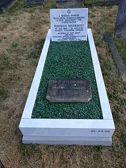 Grave of Dr Friedrich Weleminsky