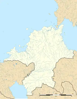 2020 Summer Olympics torch relay is located in Fukuoka Prefecture