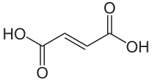 Fumaric acid, isomeric with maleic acid