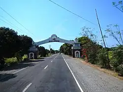 Welcome arch