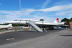 Concorde G-BBDG on display