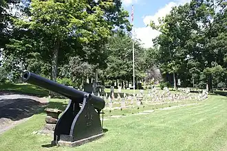 Grand Army of the Republic Cannon and military plot