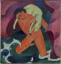 Knabe mit Lamm; Der gute Hirte, Young Boy with a Lamb; The Good Shepherd (1911), Solomon R. Guggenheim Museum, New York