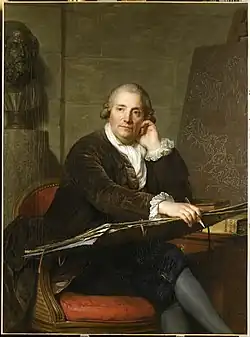 Portrait of Gabriel-François Doyen by Antoine Vestier